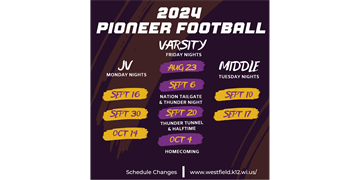 Pioneer Nation Game Schedule 